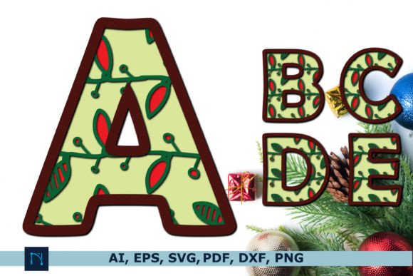 Christmas Alphabet for Decor SVG Bundle Review for Real Embroidery Projects