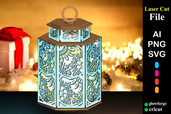Christmas Lampshade Lantern 3D SVG Review for Digital Sellers
