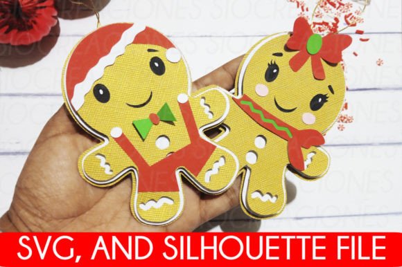 Gingerbread 3D SVG for Christmas Crafting Magic