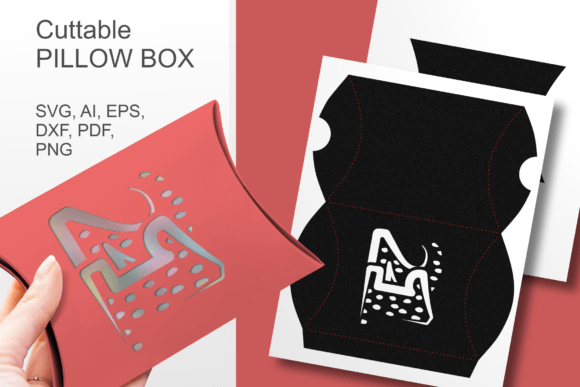 Number 21 Pillow Gift Box Template SVG for 3D Gift Boxes That Impress