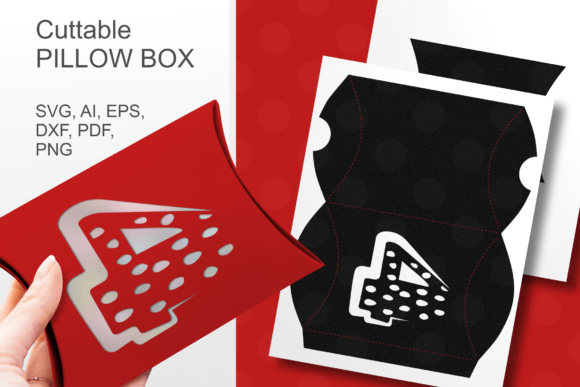 Number 4 Pillow Gift Box Template SVG Review