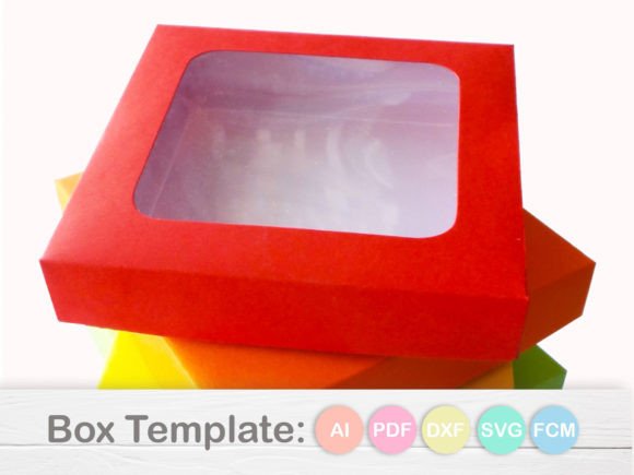 Square Box Template 16 X 16 X 2.5cm: A Versatile 3D SVG for Local Brand Packaging